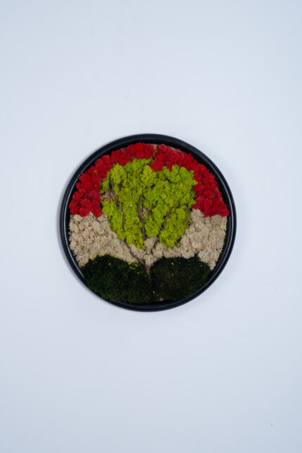 Seasons of Life Moss Art